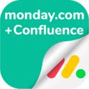 monday.com for Confluence Sync boards & Items logo